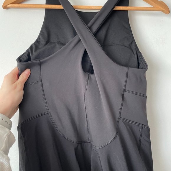 SOLD Lululemon Court Crush Dress in Black Size 8 - Picture 9 of 11
